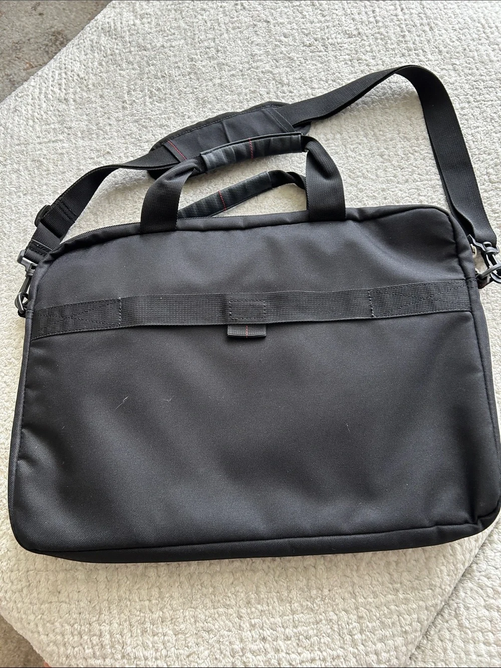 Samsonite Black Laptop Briefcase with Shoulder Strap and Top Handles